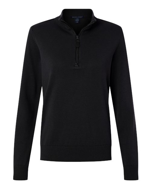 Devon & Jones Women's New Classics Quarter-Zip Sweater-1