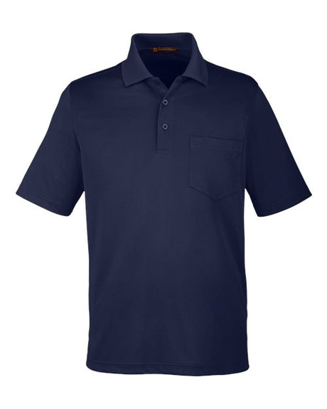 Harriton Men's Advantage Snag Protection Plus IL Pocket Polo-1