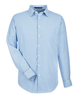 Devon & Jones Men's CrownLux Performance Micro Windowpane Woven Dress Shirt