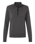 Devon & Jones Women's New Classics Quarter-Zip Sweater-1
