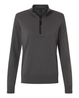 Devon & Jones Women's New Classics Quarter-Zip Sweater-1