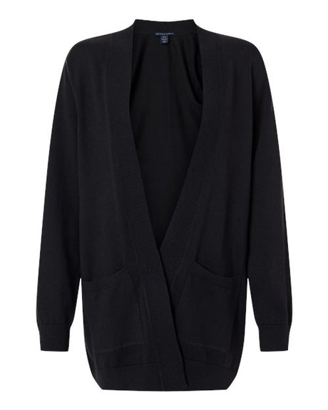 Devon & Jones Women's New Classics Open Cardigan Sweater-1