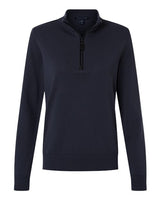 Devon & Jones Women's New Classics Quarter-Zip Sweater-1