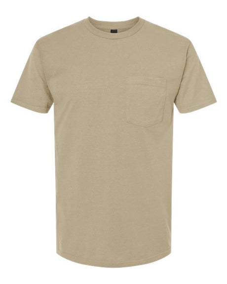 Tultex Men's Heavyweight Jersey Pocket T-Shirt-1