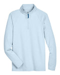 Devon & Jones Men's CrownLux Performance Clubhouse Micro-Stripe Quarter-Zip Pullover-1