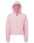 TriDri Women's Alice Half-Zip Hooded Sweatshirt
