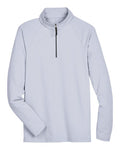 Devon & Jones Men's CrownLux Performance Clubhouse Micro-Stripe Quarter-Zip Pullover-1