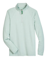 Devon & Jones Men's CrownLux Performance Clubhouse Micro-Stripe Quarter-Zip Pullover-1