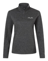 HUK Women's Coldfront+ Quarter-Zip Pullover-1