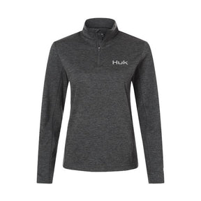 HUK Women's Coldfront+ Quarter-Zip Pullover-1
