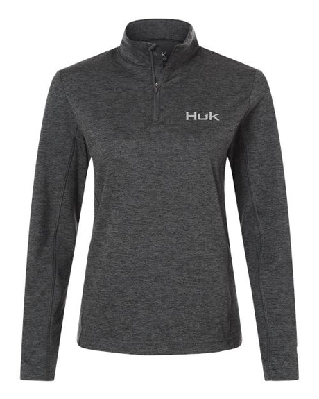 HUK Women's Coldfront+ Quarter-Zip Pullover-1
