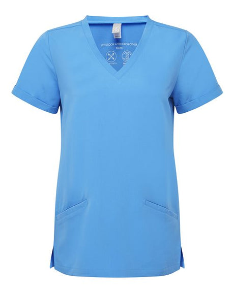 Onna Women's Invincible V-Neck Stretch Scrub Top-1