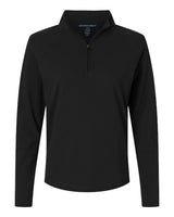 Devon & Jones Women's Seaton Pebble Textured Quarter-Zip Pullover-1