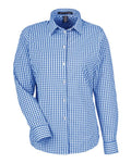Devon & Jones Women's CrownLux Performance Gingham Dress Shirt-1