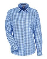 Devon & Jones Women's CrownLux Performance Gingham Dress Shirt-1
