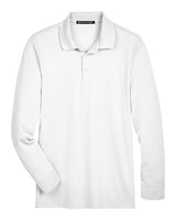 Devon & Jones Men's CrownLux Performance Plaited Long Sleeve Polo-1