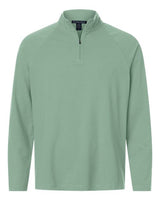 Devon & Jones Men's Seaton Pebble Textured Quarter-Zip Pullover-1