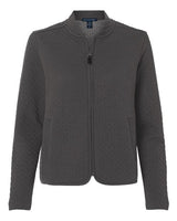 Devon & Jones Women's Berkeley Textured Full-Zip Jacket-1