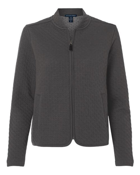 Devon & Jones Women's Berkeley Textured Full-Zip Jacket-1