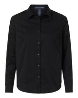 Devon & Jones Women's CrownLux Performance Spencer Poplin Dress Shirt-1