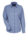 Devon & Jones Women's CrownLux Performance Gingham Dress Shirt-1