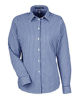 Devon & Jones Women's CrownLux Performance Gingham Dress Shirt-1