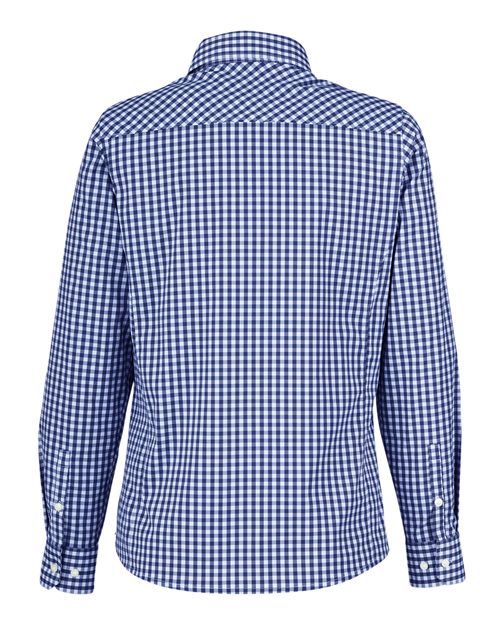 Devon & Jones Women's CrownLux Performance Gingham Dress Shirt-2