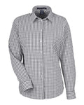 Devon & Jones Women's CrownLux Performance Gingham Dress Shirt-1
