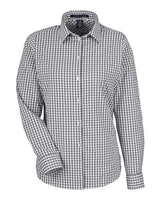 Devon & Jones Women's CrownLux Performance Gingham Dress Shirt-1