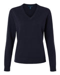 Devon & Jones Women's New Classics V-Neck Sweater-1