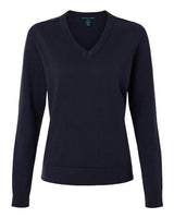 Devon & Jones Women's New Classics V-Neck Sweater-1