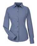 Devon & Jones Women's CrownLux Performance Tonal Mini Check Woven Dress Shirt