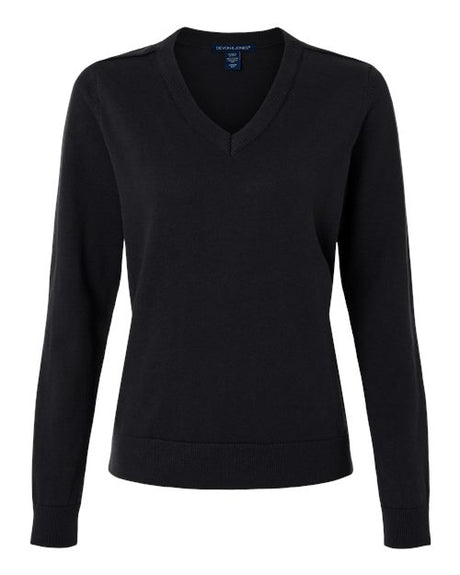 Devon & Jones Women's New Classics V-Neck Sweater-1