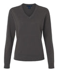 Devon & Jones Women's New Classics V-Neck Sweater-1