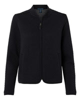 Devon & Jones Women's Berkeley Textured Full-Zip Jacket-1