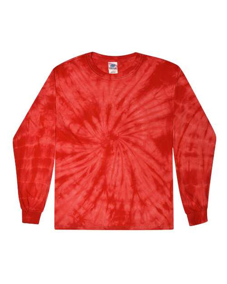 Colortone Men's Tie-Dyed Long Sleeve T-Shirt