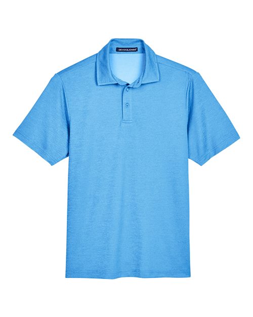 Devon & Jones Men's CrownLux Performance Address Mélange Polo-1