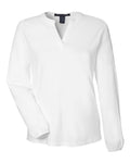 Devon & Jones Women's Raleigh Half-Placket Knit Top-1