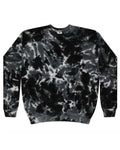 Colortone Men's Tie-Dyed Fleece Crewneck Sweatshirt