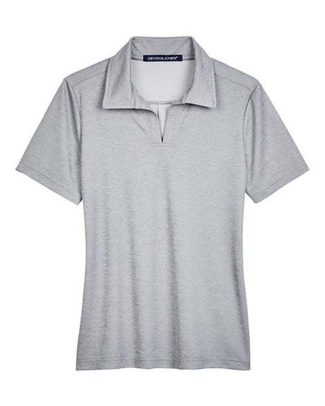 Devon & Jones Women's CrownLux Performance Address Melange Polo-1