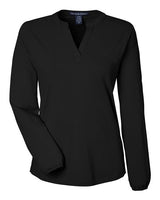 Devon & Jones Women's Raleigh Half-Placket Knit Top-1