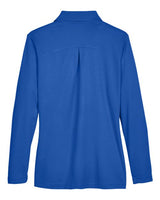 Devon & Jones Women's CrownLux Performance Plaited Long Sleeve Polo-2