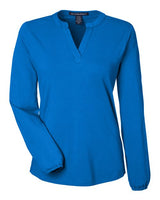 Devon & Jones Women's Raleigh Half-Placket Knit Top-1