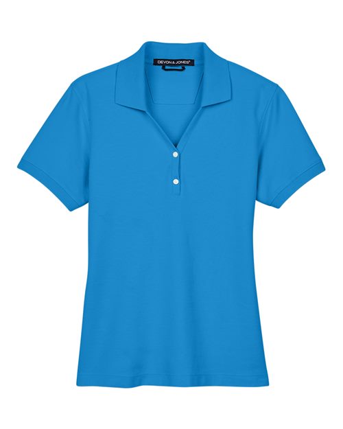 Devon & Jones Women's Pima Piqué Polo-1