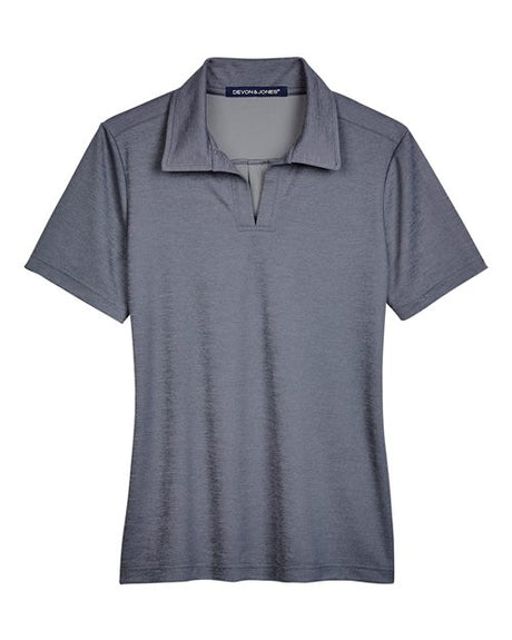 Devon & Jones Women's CrownLux Performance Address Melange Polo-1