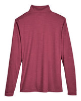 Team 365 Women's Zone Sonic Heather Performance Quarter-Zip Pullover-2