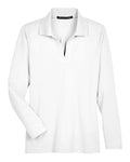 Devon & Jones Women's CrownLux Performance Plaited Long Sleeve Polo-1