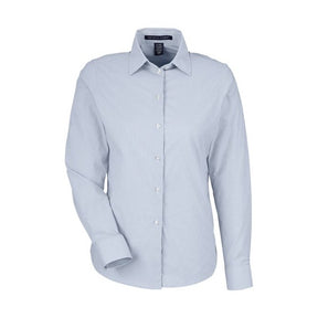 Devon & Jones Women's CrownLux Performance Microstripe Dress Shirt-1
