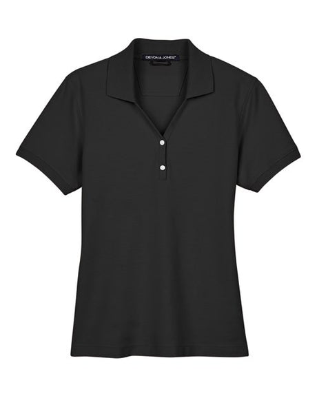 Devon & Jones Women's Pima Piqué Polo-1