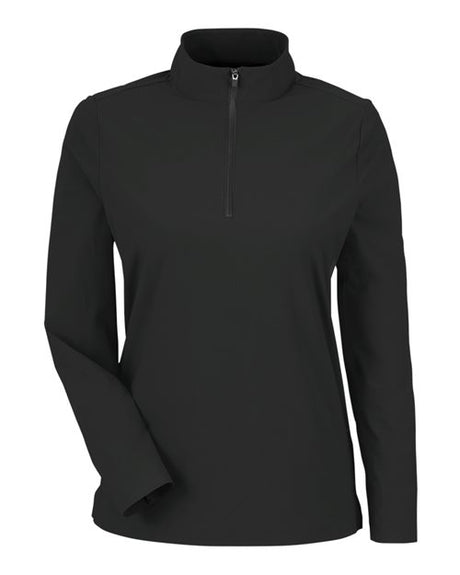 Devon & Jones Women's CrownLux Performance Windsor Welded Quarter-Zip Pullover-1